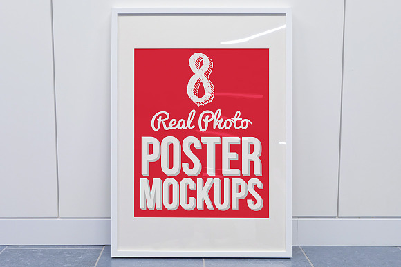 Free 8 Real Photo Poster Mockups