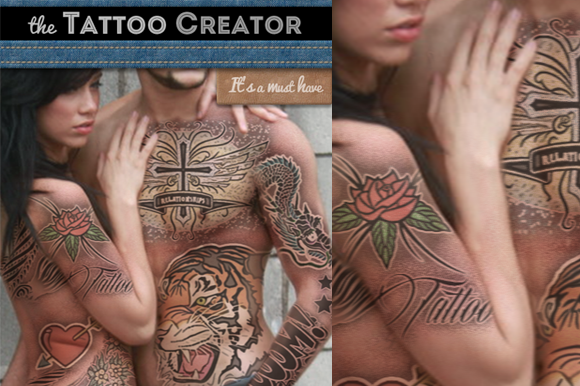 Download Tattoo Creator Photoshop Mockup