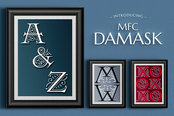 MFC Damask in Display Fonts