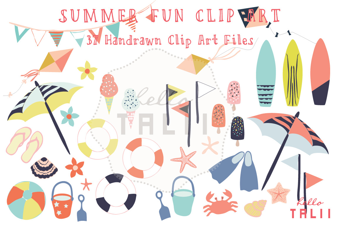 Summer Fun (Clip Art) ~ Illustrations ~ Creative Market