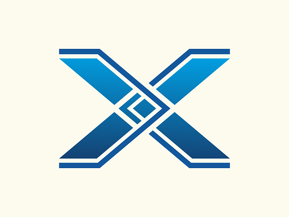 X Point Letter Logo ~ Logo Templates ~ Creative Market