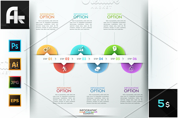 Modern Infographic Circle Timeline in Presentation Templates