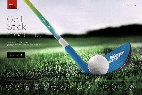 Download Golf Stick Mock-up