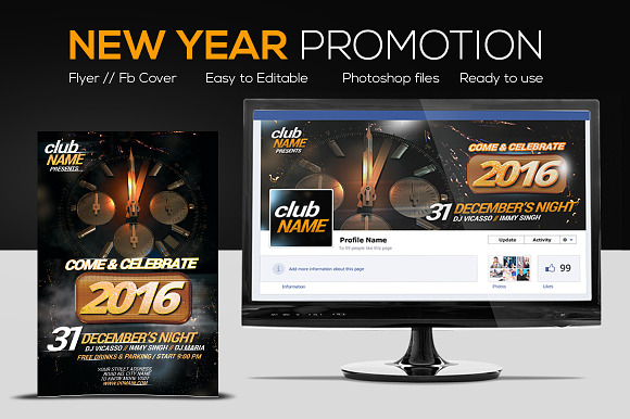 New Year Promotion - Flyers