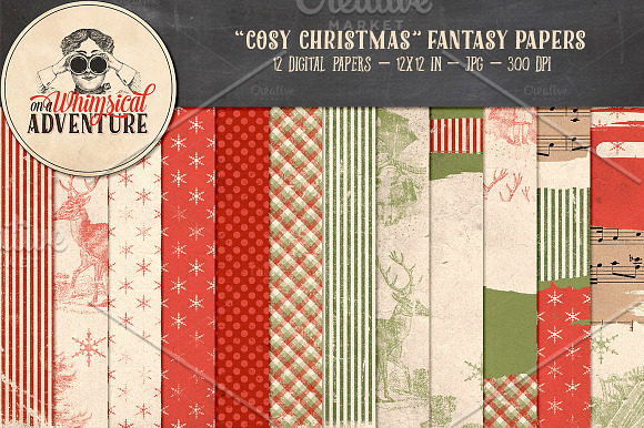 Cosy Christmas Bundle in Objects - product preview 1