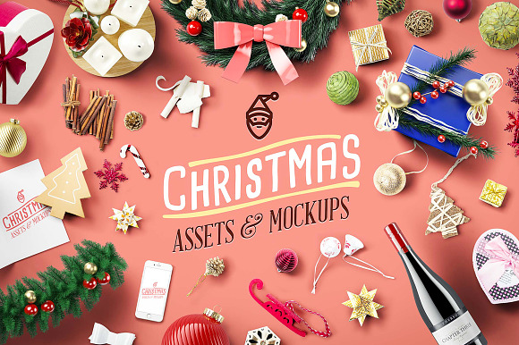 Christmas Assets & Mock Ups - Product Mockups