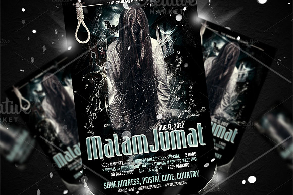 Malam Jumat Flyer Template in Flyer Templates - product preview 1