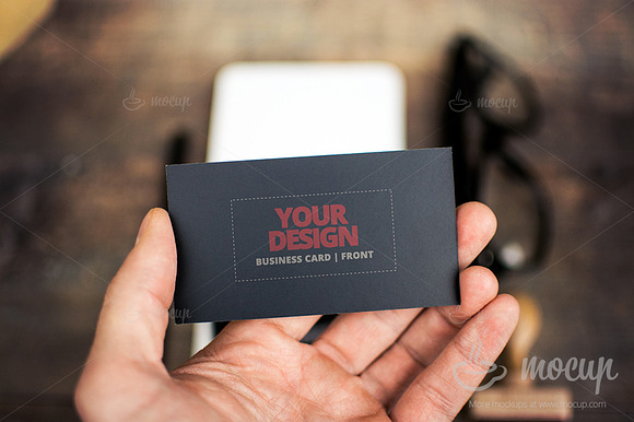 Free PSD Mockup Business Card CI 2 “A”