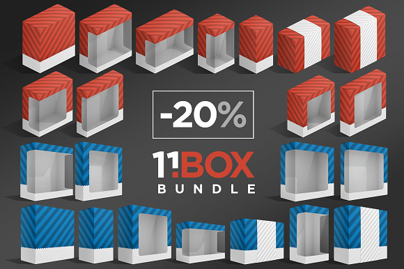Download 11 Box Package Mockups Bundle