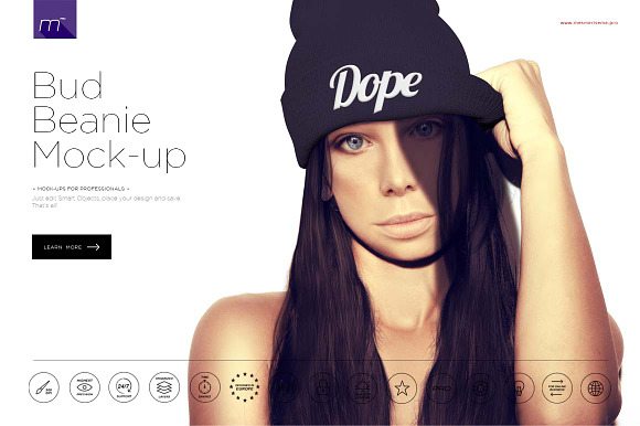 Download Bud Beanie Mock-up
