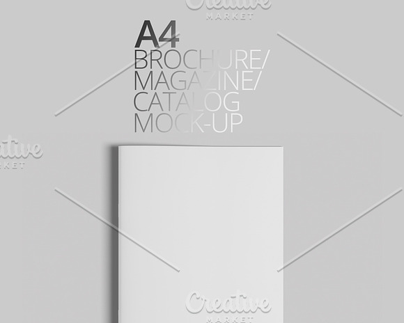 Free A4 Brochure/Magazine/Catalog Mock-Up