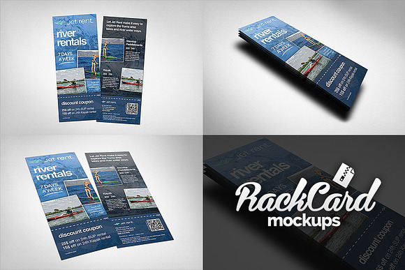Download Rack Card Mockups Pack
