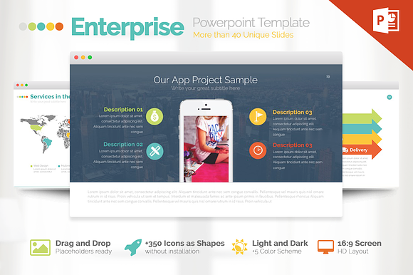 Enterprise | Powerpoint Template in Presentation Templates