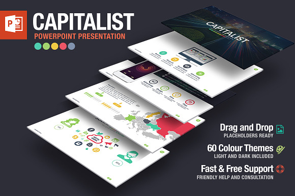 Capitalist Powerpoint Template in Presentation Templates