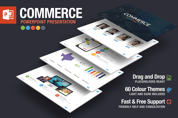 Commerce Powerpoint Template in Presentation Templates