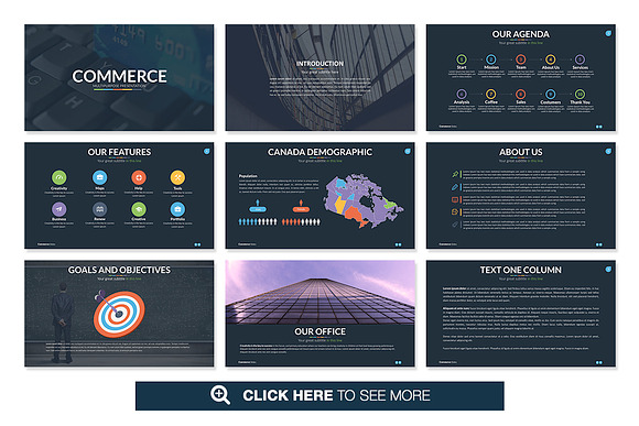 Commerce Powerpoint Template in Presentation Templates - product preview 2