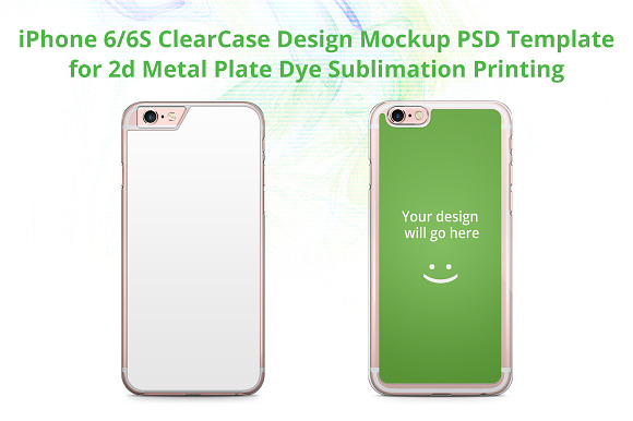 Free iPhone 6-6s ClearCase Design Mock-up