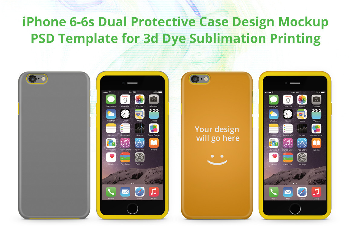 Download iPhone 6S Dual Protective case Mock ~ Product Mockups ...