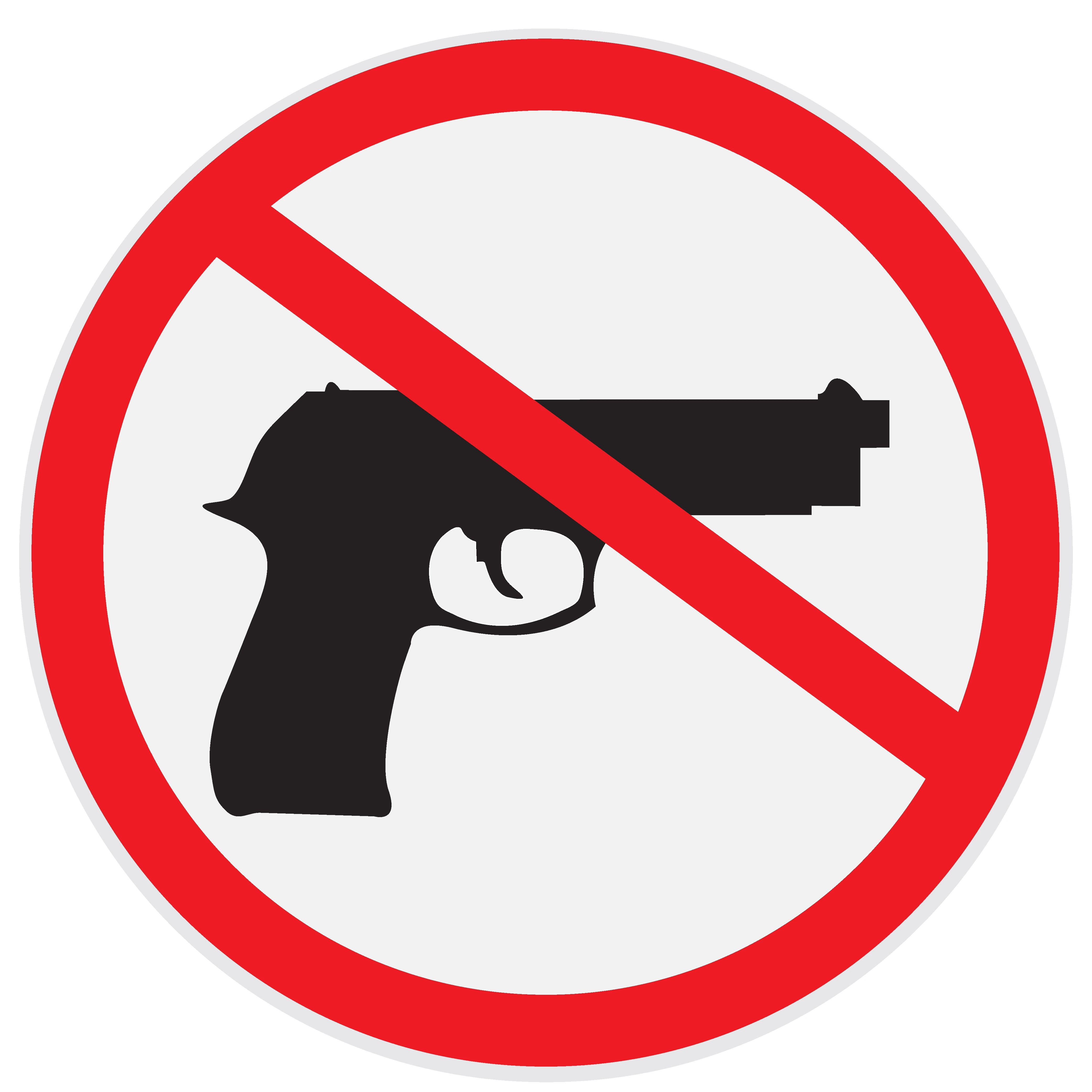 No, guns, allowed, sign Graphic Objects Creative Market