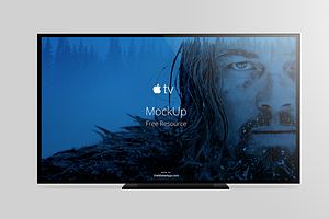 Download Apple TV vector Mockup (full HD)