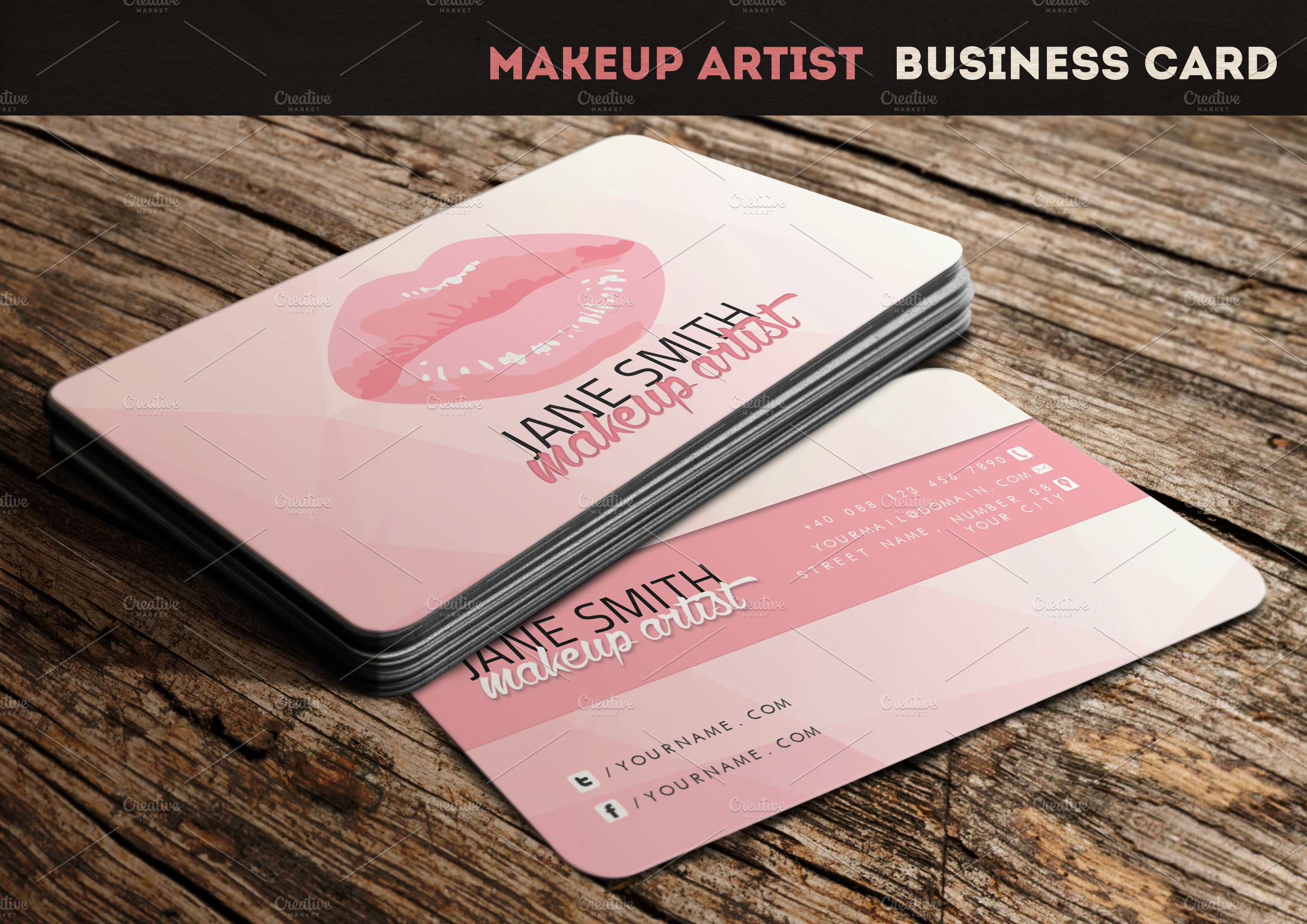 makeup artists business cards
